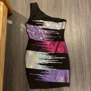 Off the shoulder homecoming dress